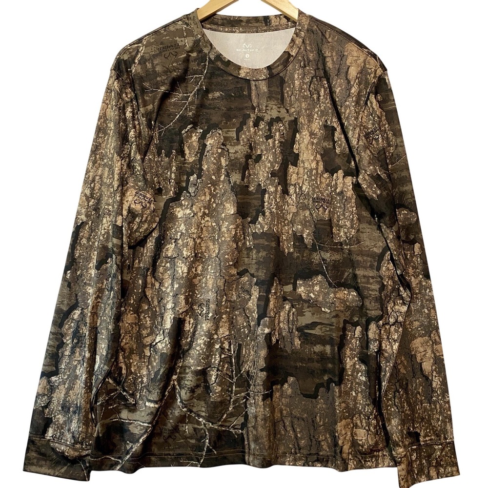Real Tree Men's‎ Long Sleeve Camouflage Shirt Size L